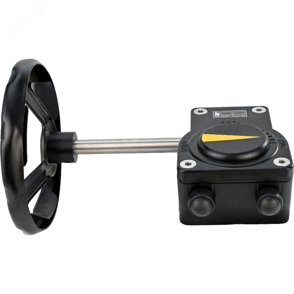 Изображение товара Редуктор четвертьоборотный HAM-3, штурвал 250 мм, квадрат штока 22х22, F07/F10 (шт)