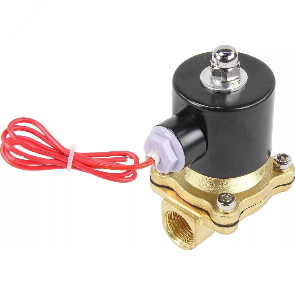 Изображение товара Электромагнитный клапан VS2W-100V-NC 1/2'' Ду15 Ру10 латунь автоматизация воды