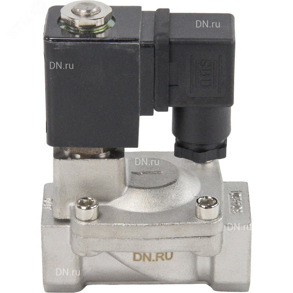 Изображение товара Клапан электромагнитный двухходовой Ду20 Ру10 с катушкой 220В
