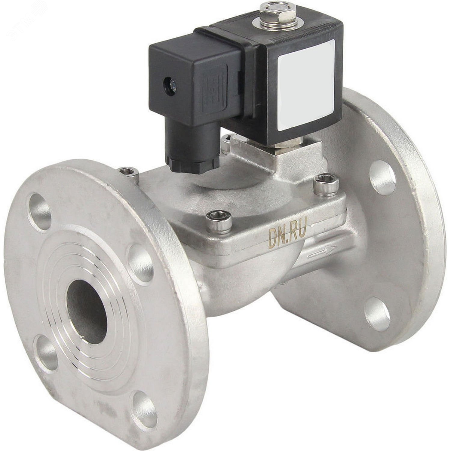 Изображение товара Клапан электромагнитный соленоидный двухходовой VSF-601E-PU-NC Ду25 Ру10, корпус сталь 304, пилотного действия, фланцевое присоединение, нормально-закрытый (НЗ), уплотнение EPDM, катушка 220В (шт)