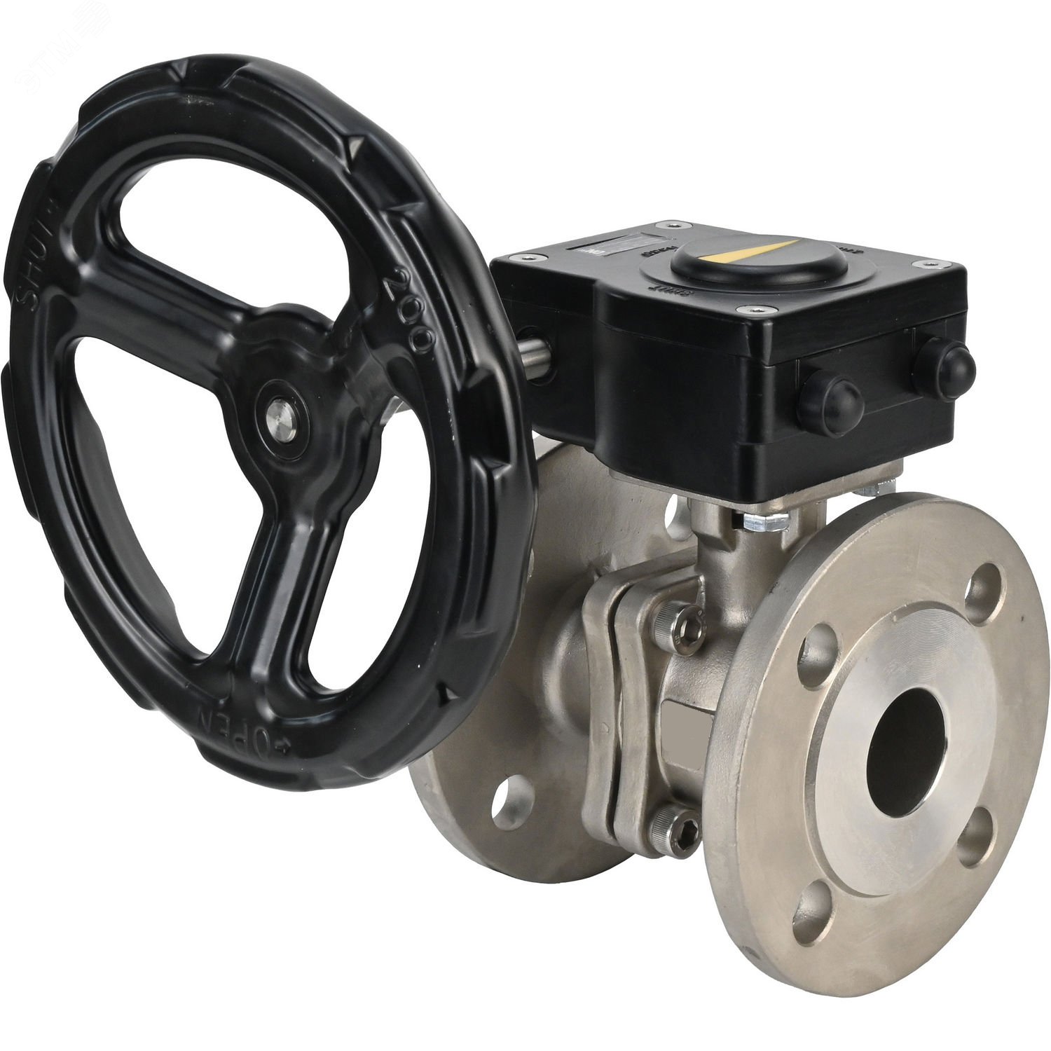 Изображение товара Кран шаровой Ду50 Ру40 полнопроходной нержавеющая сталь фланцевый