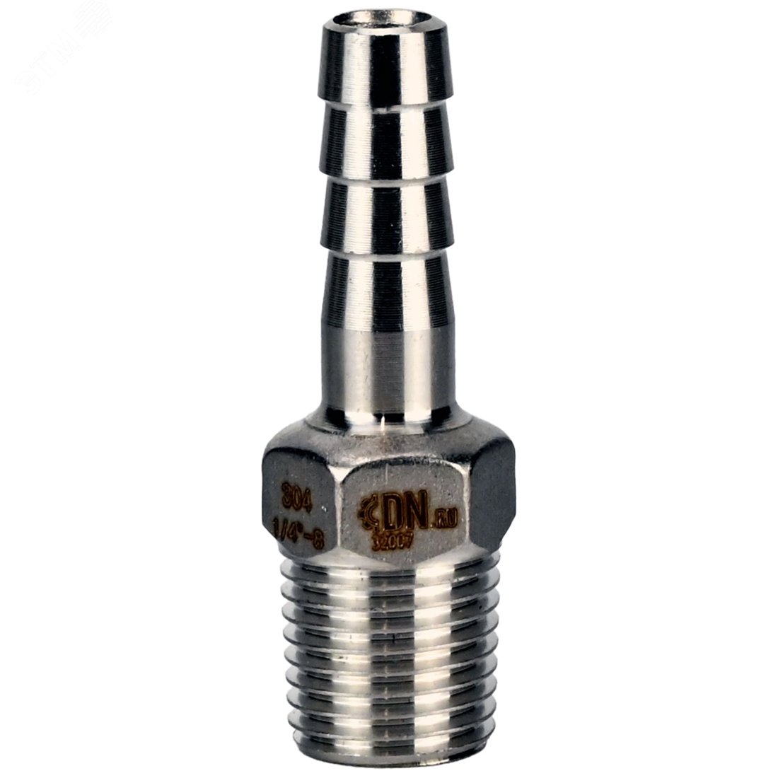 Изображение товара Штуцер елочка ШЕ304-Т-2-40 2''х40мм Ду50 Ру16 нержавеющая сталь AISI 304