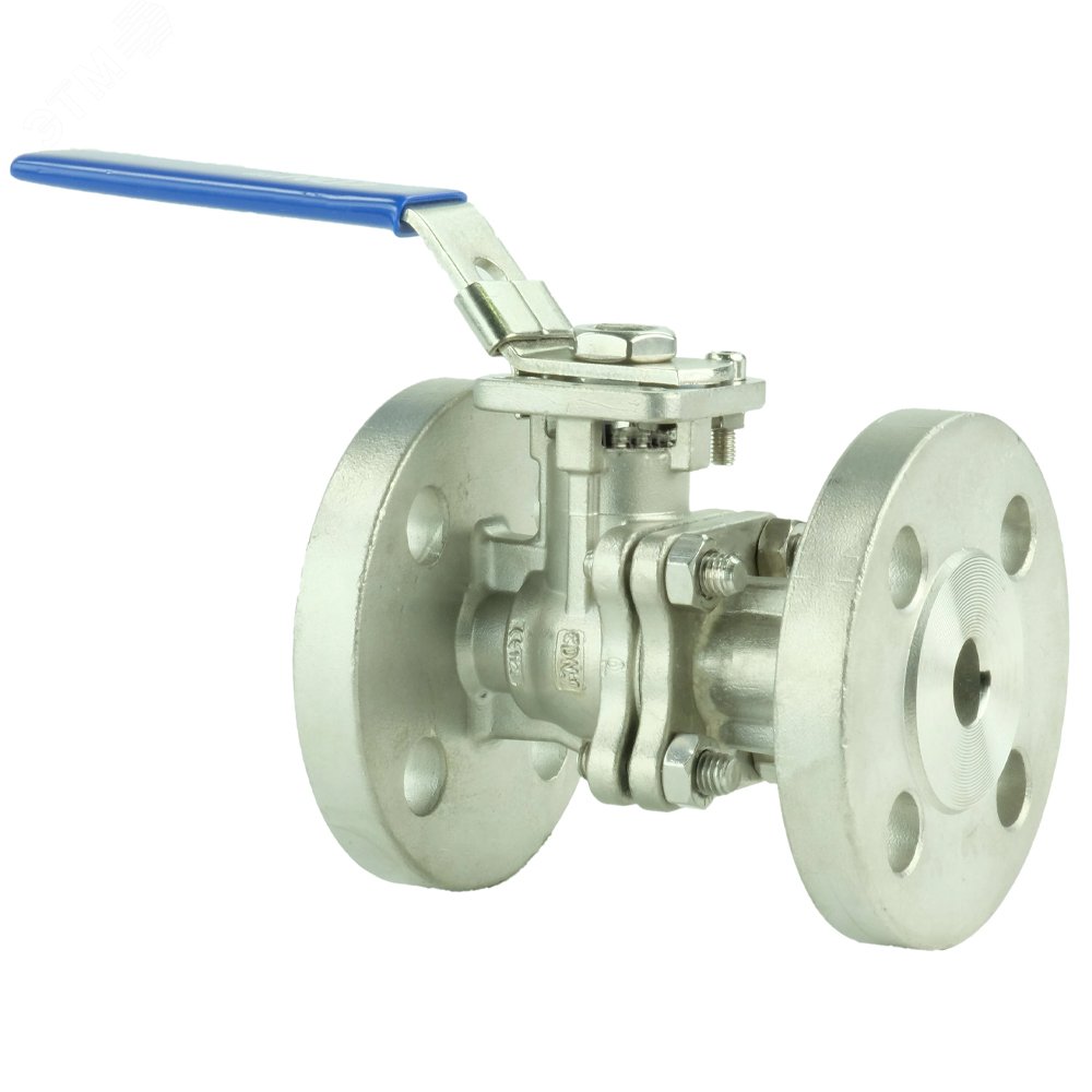 Изображение товара Кран шаровой КШФП.316.200 Ду15 Ру40 фланцевый из нержавеющей стали