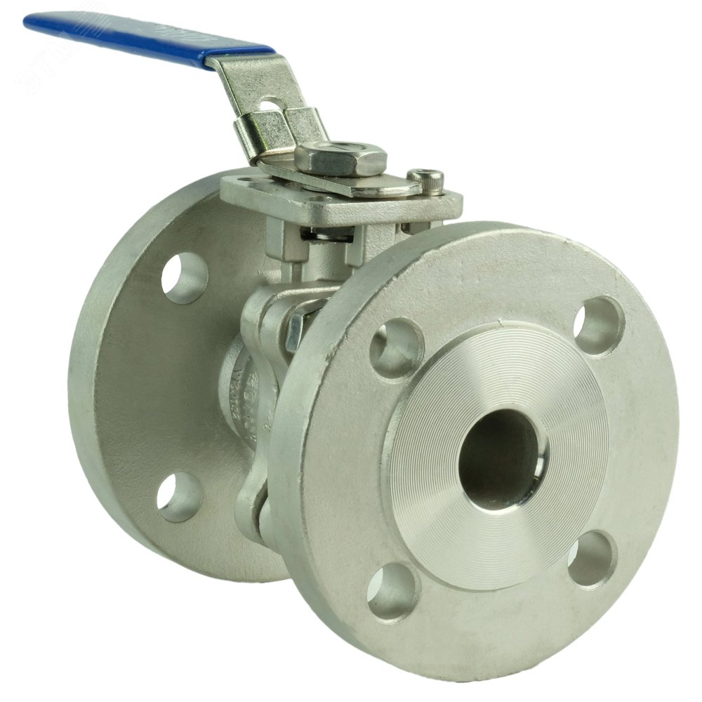 Изображение товара Кран шаровой Ду25 Ру40 полнопроходной нержавеющая сталь фланцевый