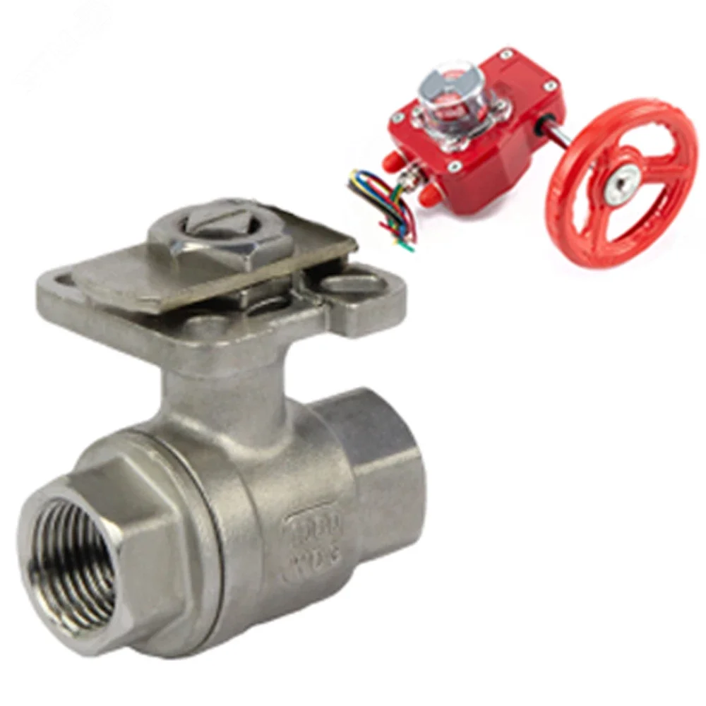 Изображение товара Кран шаровой полнопроходной нержавеющий 1 Ду25 Ру63 по ГОСТ Sverige