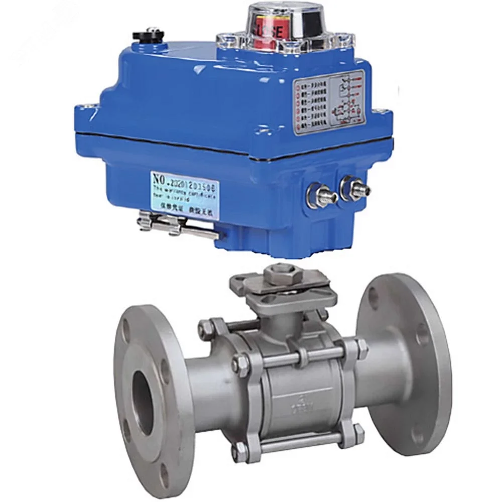 Изображение товара Кран шаровой КШФПТ-ISO.304.180 Ду20 Ру40 с электроприводом