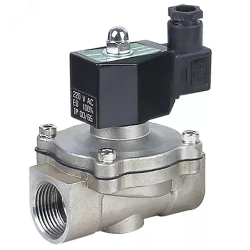 Изображение товара Электромагнитный двухходовой клапан VS2W-301N-NC Ду15 Ру10 24В нержавейка