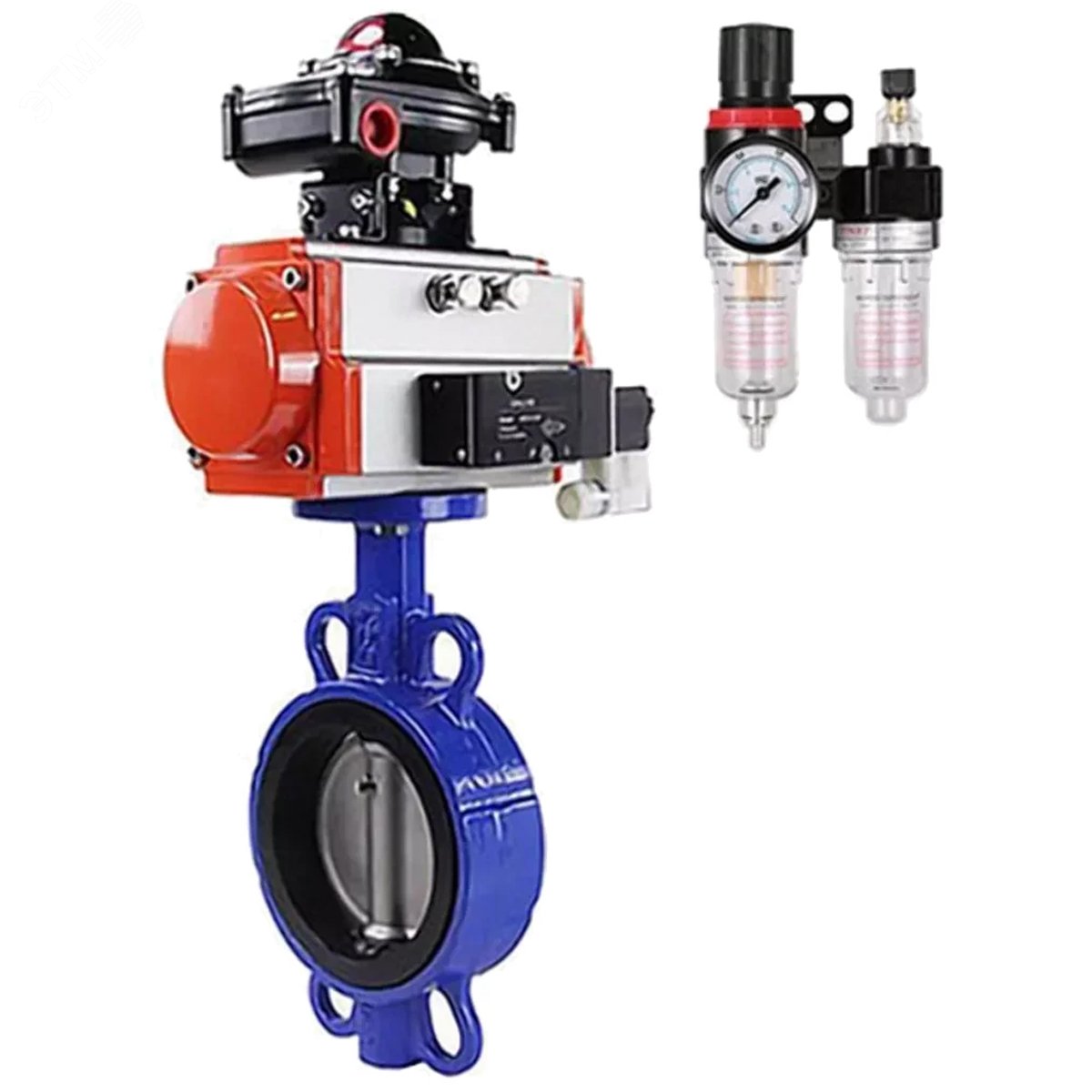 Изображение товара Затвор дисковый поворотный DN.ru D050-85601 125 мм 16 бар