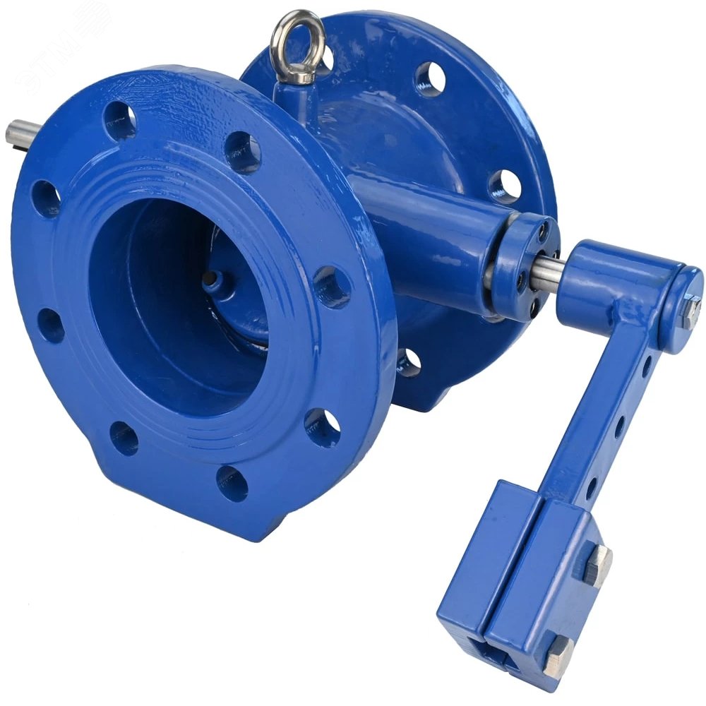 Изображение товара Клапан обратный КОДП GGG50-GGG50-EPDM Ду300 Ру10/16 фланцевый, поворотный, корпус чугун, диск чугун, уплотнение EPDM (шт)