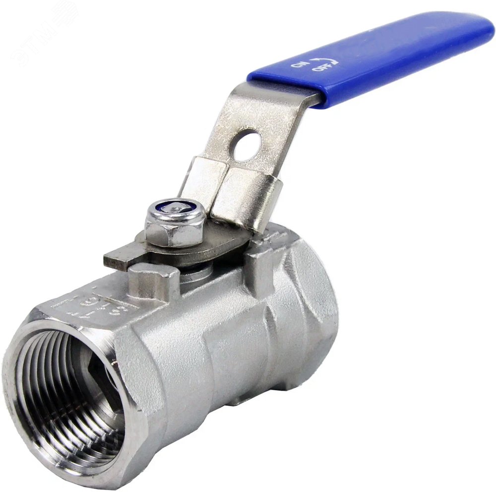 Изображение товара Кран шаровой RP.316.230.MM.025 1 Ду25 нержавеющая сталь Ру63 двухходовой