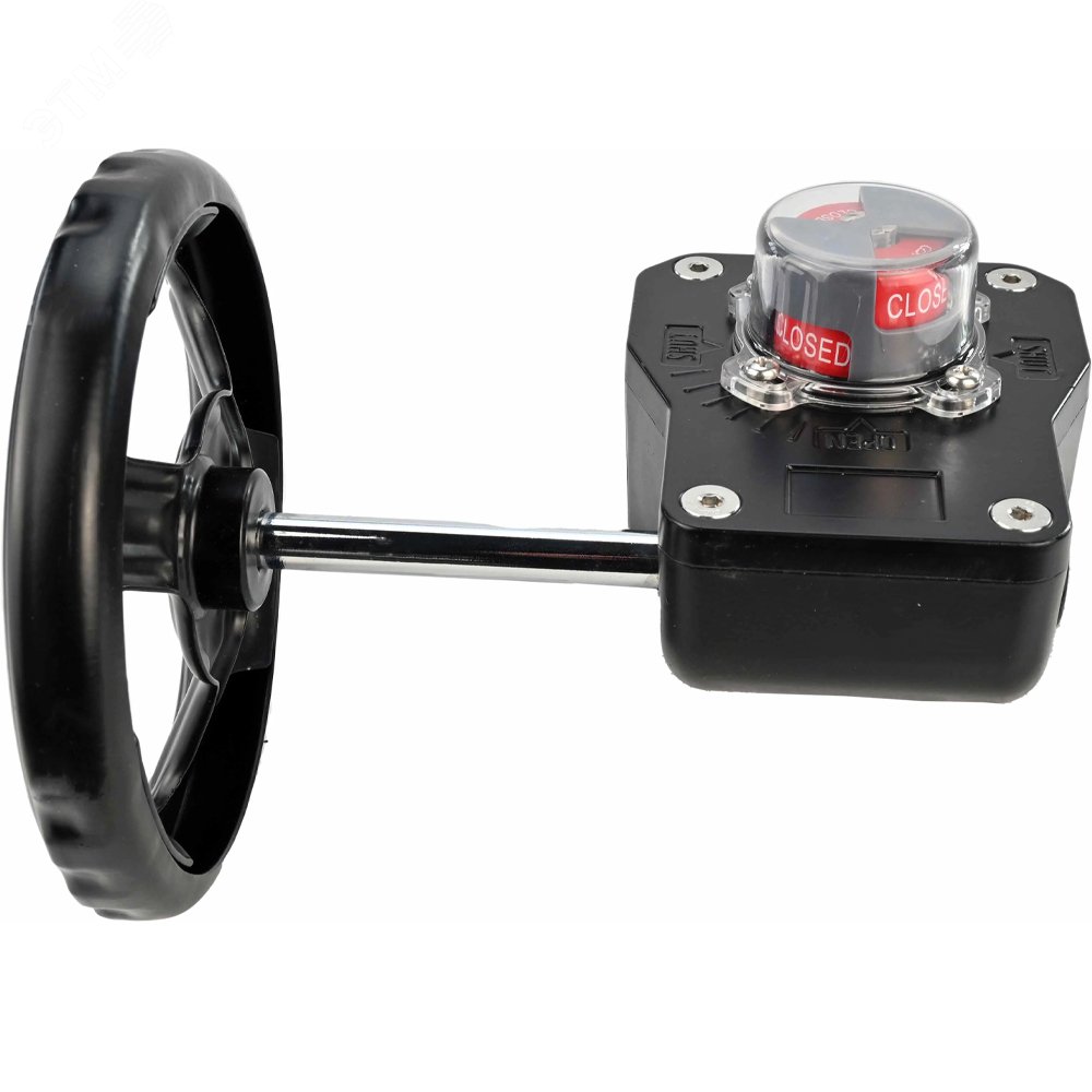 Изображение товара Четвертьоборотный редуктор HGB-2 с индикатором и алюминиевым корпусом