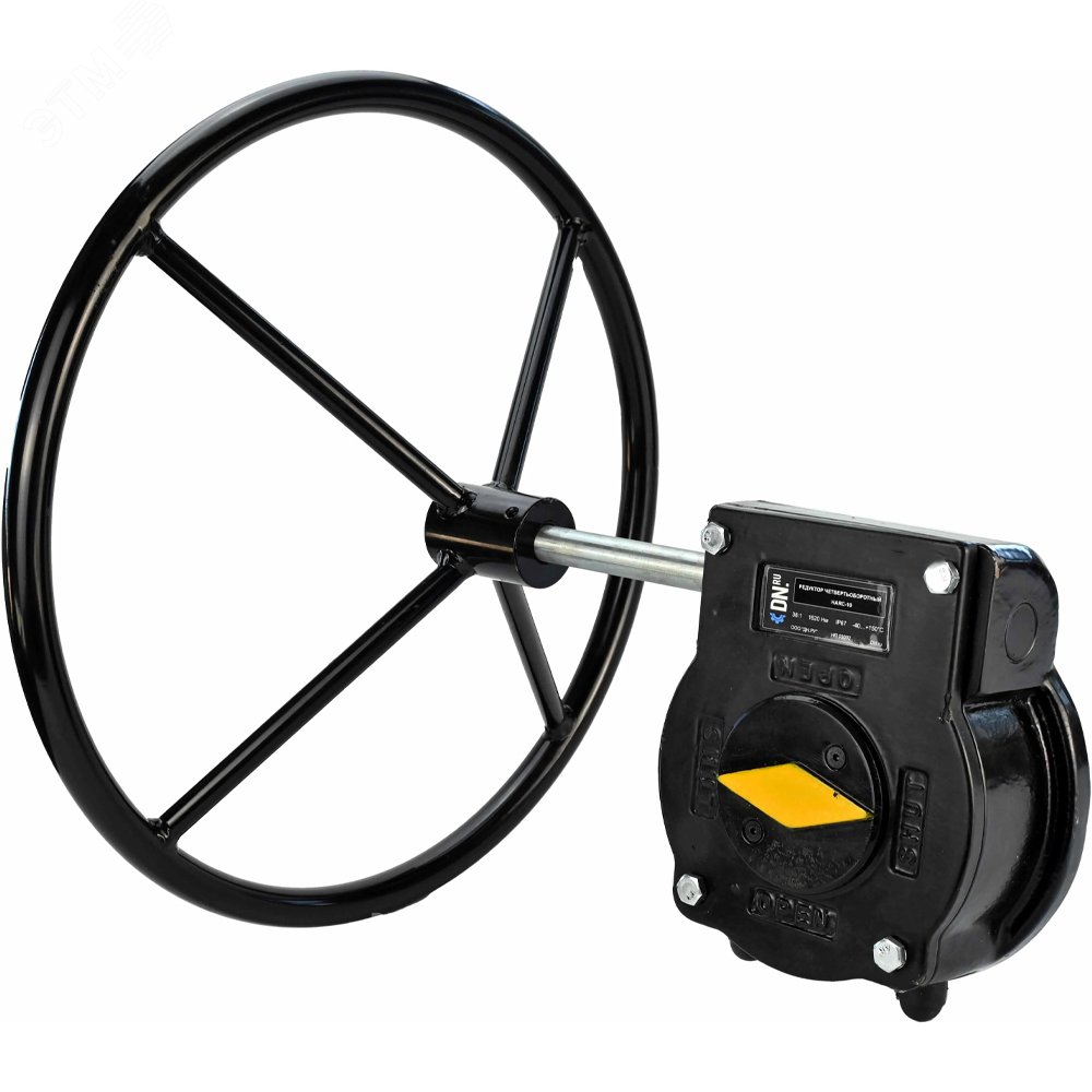 Изображение товара Редуктор четвертьоборотный HARC-11 корпус алюминий штурвал 600 мм