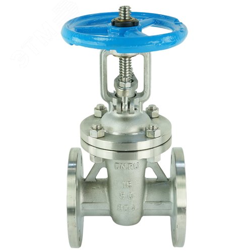 Изображение товара Задвижка клиновая 30нж41нж 304-304-M-2W-F-S Ду150 Ру16 фланцевая, корпус нержавеющая сталь 304, материал клина нержавеющая сталь 304, уплотнение металл, со штурвалом GAIR (шт)