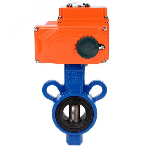 Изображение товара Затвор дисковый поворотный AL-316L-EPDM Ду32 Ру16, корпус алюминиевый сплав, диск нержавеющая сталь 316L, с электроприводом QT2-003-220VAC (шт)