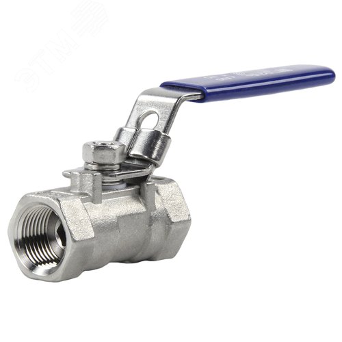 Изображение товара Кран шаровой RP.316.230.MM.010 3/8'' Ду10 Ру63 стандартнопроходной двухходовой, нержавеющая сталь SS316, внутренняя резьба, уплотнение PTFE, рабочая температура до 230 град (шт)