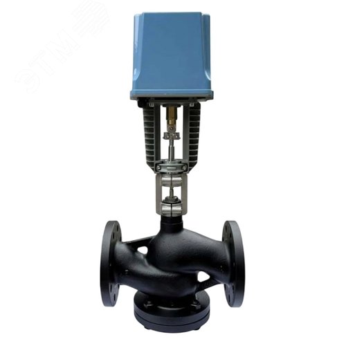 Изображение товара Клапан регулирующий двухходовой высокотемпературный 25с945нж H-25Л-M-PED-F Ду150 Ру25 Kvs400, фланцевый, корпус сталь 25Л, уплотнение металл, Tmax до 300°C, с электроприводом DAV-410-3000/170-42-220В-IP54 (шт)