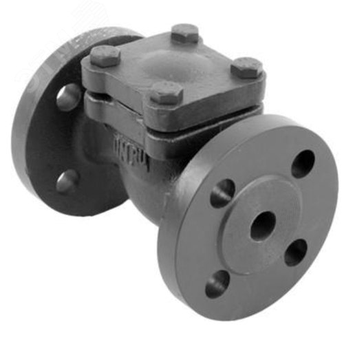 Изображение товара Клапан обратный КОП-304-304-F Ду65 Ру40 фланцевый, подъемный, корпус нержавеющая сталь AISI 304, диск нержавеющая сталь AISI 304 (шт)