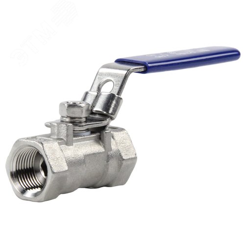 Изображение товара Кран шаровой RP.316.230.MM.010 3/8'' Ду10 Ру63 стандартнопроходной двухходовой, нержавеющая сталь SS316, внутренняя резьба, уплотнение PTFE, рабочая температура до 230 град (шт)