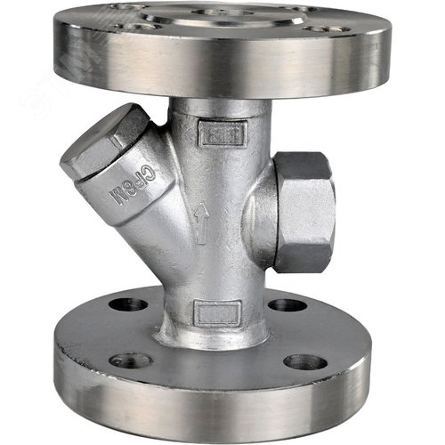 Изображение товара Конденсатоотводчик термодинамический КТДФ Ду25 Ру63 с фильтром, нержавеющая сталь, фланцевый (шт)