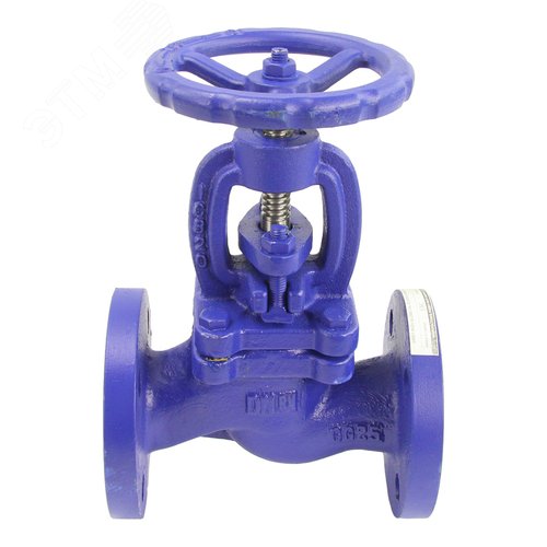 Изображение товара Клапан запорный сальниковый 215A Ду25 Ру16 чугунный, фланцевый (шт)