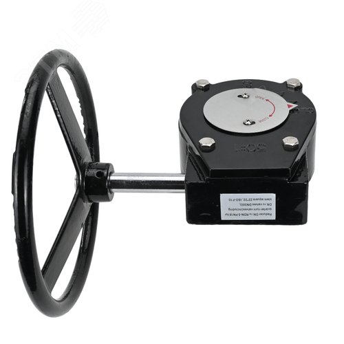 Изображение товара Редуктор RDN-1 Ру16 для четвертьоборотной арматуры (в т.ч. затворов Ду40-Ду80), квадрат штока 9х9, ISO-F05 (шт)