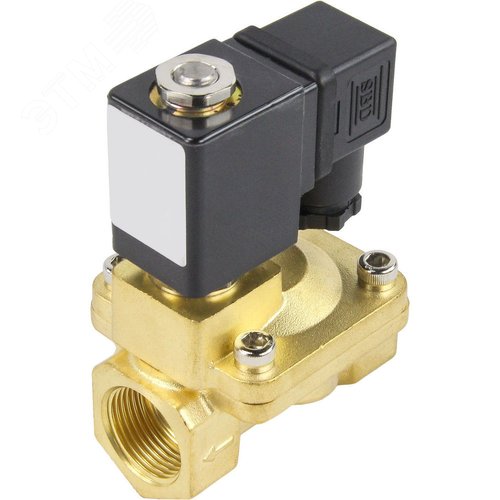 Изображение товара Клапан электромагнитный VS2W-400E-PU-NC 1 1/4'' Ду32 Ру10 пилотного действия двухходовой, корпус латунь, присоединение внутренняя резьба, уплотнение EPDM, нормально-закрытый, катушка 24В AC (шт)