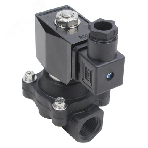 Изображение товара Клапан электромагнитный соленоидный двухходовой VS2W-503N-NC Ду32 Ру7 пластиковый, прямого действия, присоединение внутренняя резьба 1-1/4, нормально-закрытый (НЗ), уплотнение NBR, катушка 24В (шт)