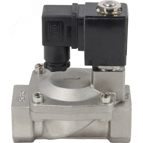 Изображение товара Клапан электромагнитный соленоидный двухходовой VS2W-401N-PU-NC Ду25 Ру10 корпус сталь, пилотного действия, присоединение внутренняя резьба 1, нормально-закрытый (НЗ), уплотнение NBR, катушка 220В (шт)