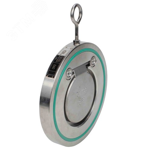 Изображение товара Клапан обратный 304-304-VIN-Fb Ду400 Ру40 межфланцевый, одностворчатый, корпус нержавеющая сталь, диск нержавеющая сталь, уплотнение Vin (шт)