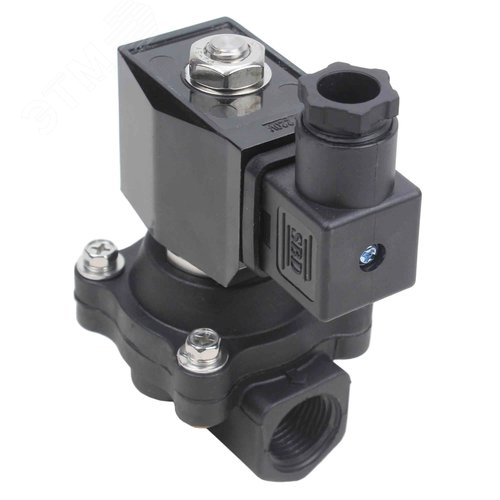 Изображение товара Клапан электромагнитный VS2W-503E-NC 3/4'' Ду20 Ру7 прямого действия двухходовой, корпус пластик, присоединение внутренняя резьба, уплотнение EPDM, нормально-закрытый, катушка 24В AC (шт)