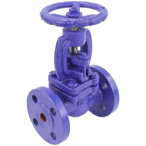 Изображение товара Клапан запорный сальниковый 215A Ду40 Ру16 чугунный, фланцевый (шт)