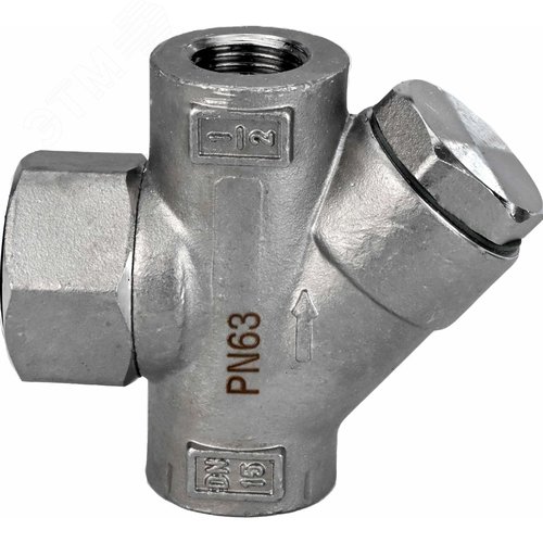 Изображение товара Конденсатоотводчик термодинамический КТДP Ду20 Ру63 с фильтром, нержавеющая сталь, резьбовой (шт)