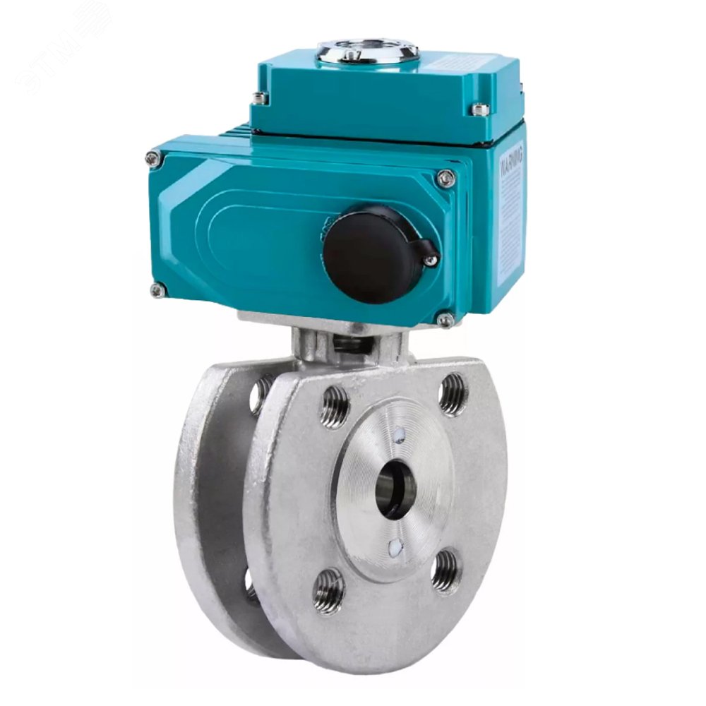 Изображение товара Кран шаровой межфланцевый нержавеющая сталь Ду32 Ру16 электропривод QT2-003 24В