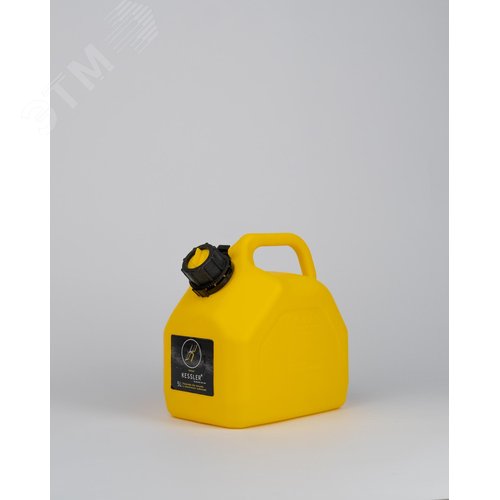 Изображение товара Универсальная канистра для ГСМ и технических жидкостей желтая, крышка с защитой от случайного открытия, 5л (шт)