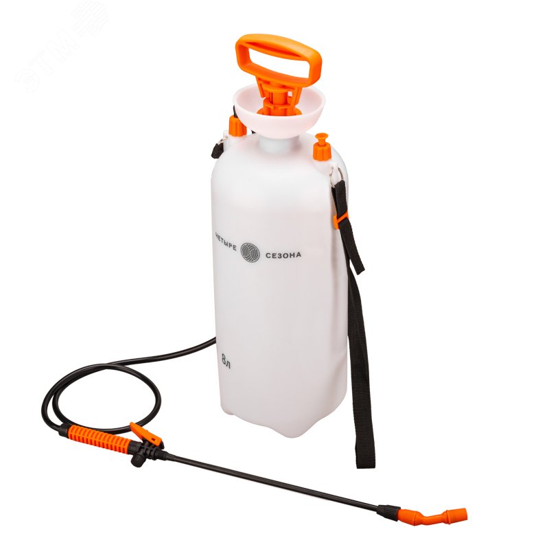Изображение товара Опрыскиватель садовый помповый 8л для растений и цветов ЧЕТЫРЕ СЕЗОНА