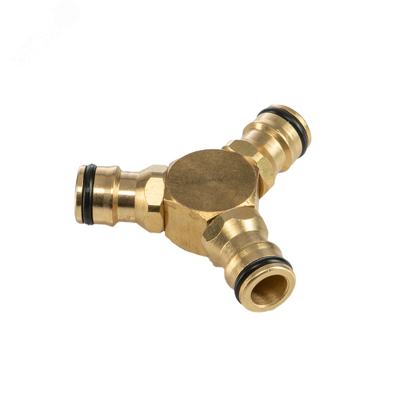 Изображение товара Тройник Y для быстросъемного соединения, латунный Профи (шт) Изображение товара Тройник Y для быстросъемного соединения, латунный Профи (шт)