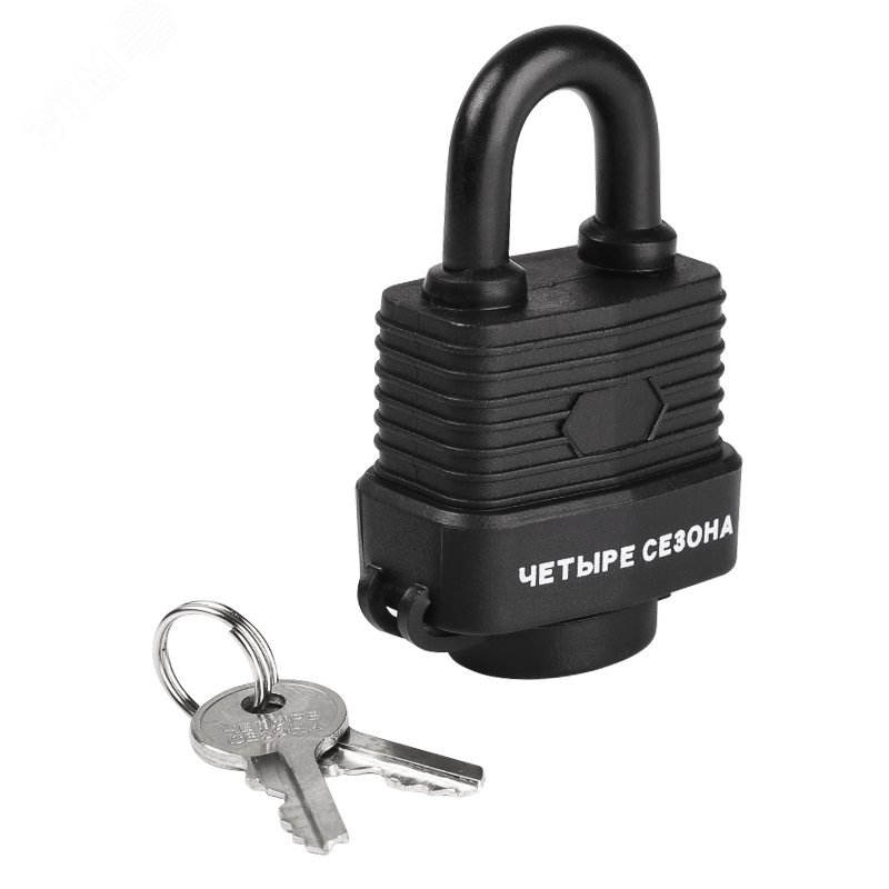 Изображение товара Навесной замок ВЗ-30 ЧЕТЫРЕ СЕЗОНА из закаленной стали 6,3 мм