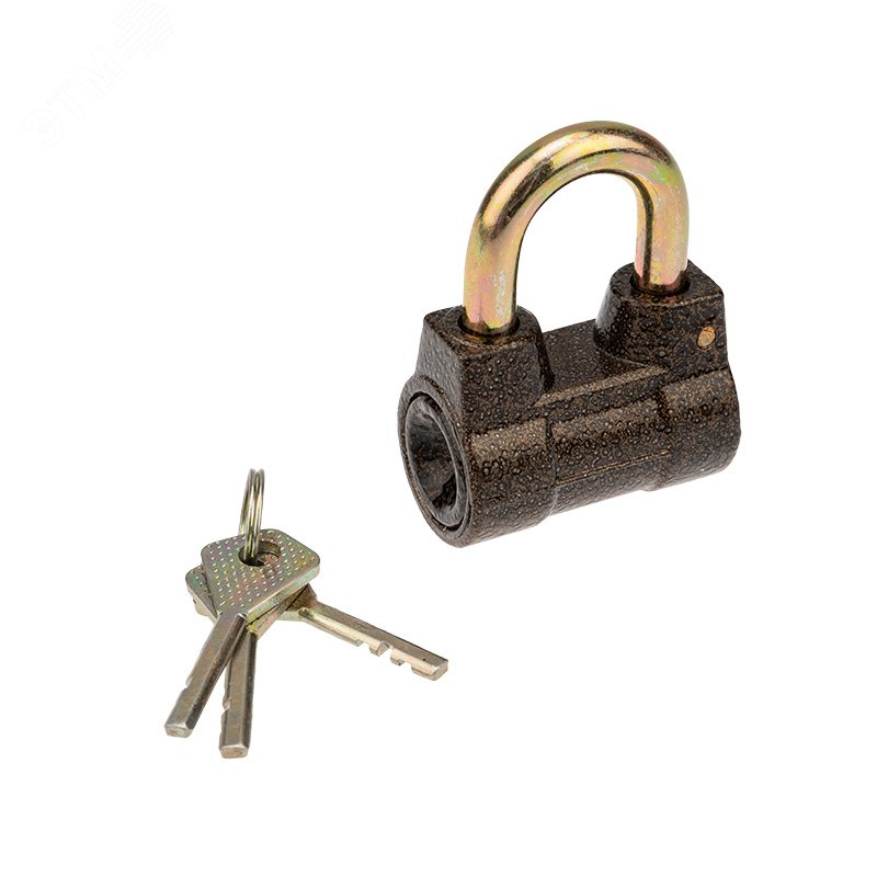 Изображение товара Навесной замок БР-55 ЧЕТЫРЕ СЕЗОНА - надежная защита для гаража и склада