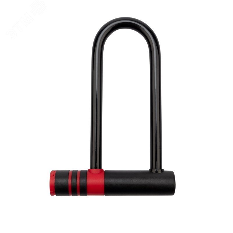 Изображение товара Замок-скоба U-образазный 15х21 см черный для защиты имущества