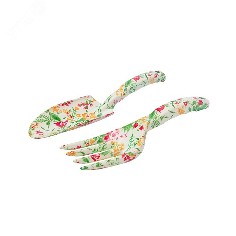 Изображение товара Набор садовых инструментов (совок, грабельки) (наб.)