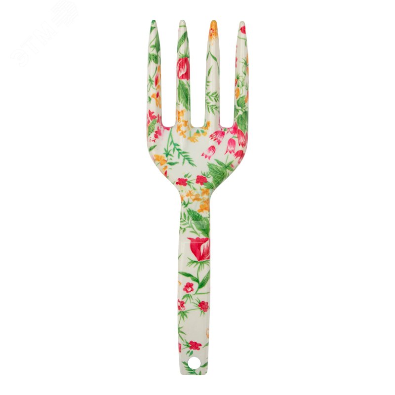 Изображение товара Садовые грабельки с цветочным рисунком, 23х7,3см ЧЕТЫРЕ СЕЗОНА