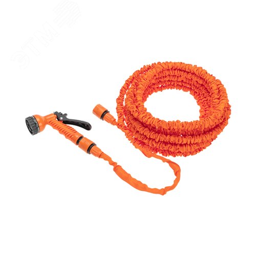 Изображение товара Набор поливочный, растягивающийся шланг 20 м, пистолет 7 режимов, соединитель Четыре сезона (шт)