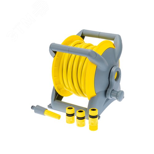 Изображение товара Катушка со шлангом 1/2 15м, 3 коннектора, 1 расп (шт)