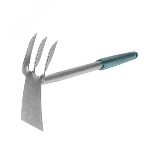 Изображение товара Мотыжка комбинированная 3 витых зубца с металлической ручкой ЧЕТЫРЕ СЕЗОНА (шт)
