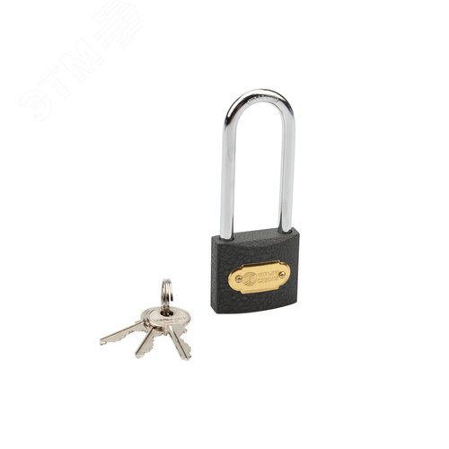 Изображение товара Замок навесной серия "Чугун" 40 мм длинная дужка (шт)