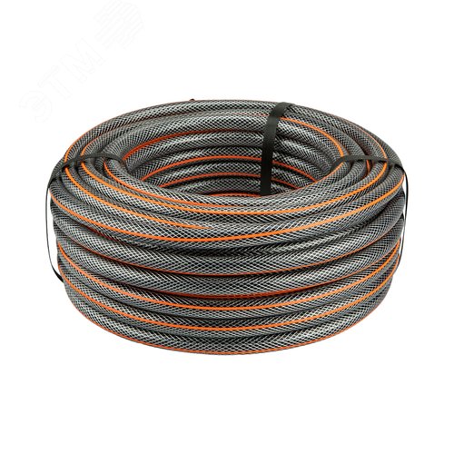 Изображение товара Комплект для полива Стандарт Плюс (шланг ПВХ 3-слойный армированный 1/2'' 25м, коннекторы, адаптер, распылитель) (шт)