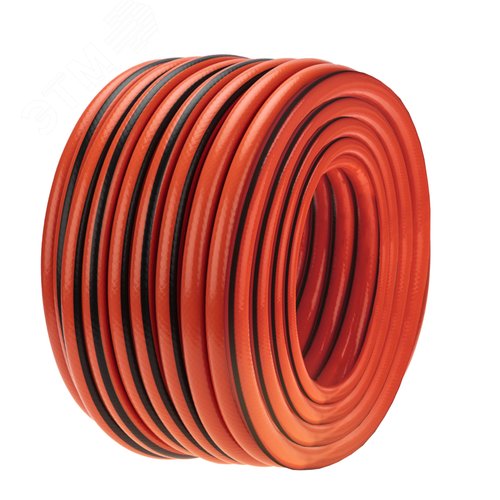 Изображение товара Шланг поливочный ПВХ 3-х слойный армированный 3/4'' 50м Люкс Четыре сезона (шт)