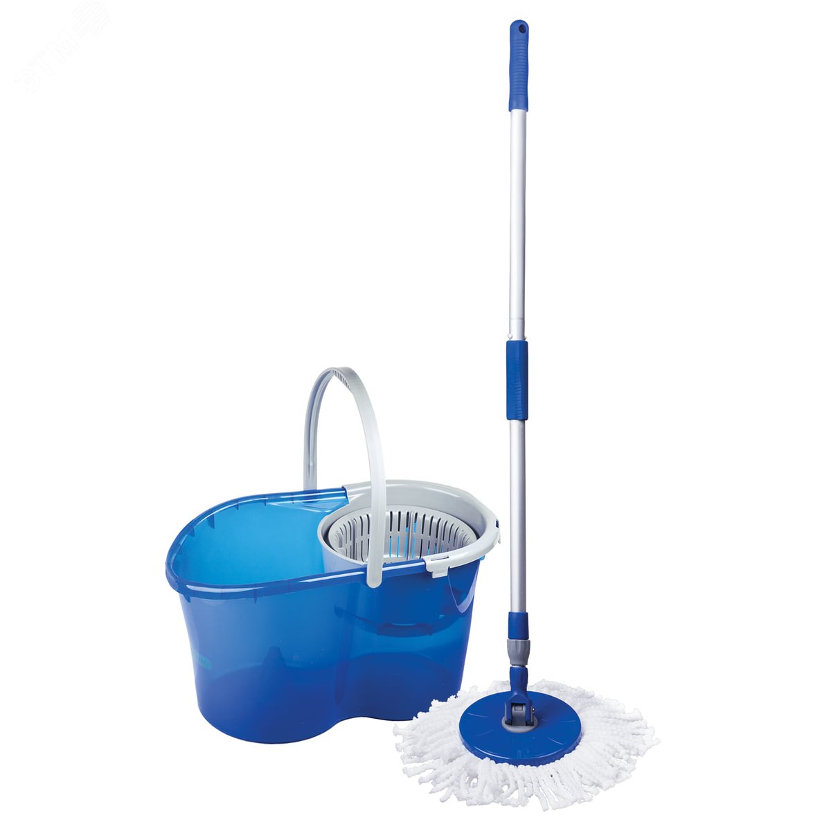 Изображение товара Комплект для уборки: швабра и ведро с центрифугой