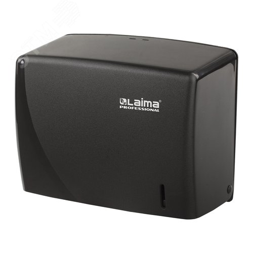 Изображение товара Диспенсер для полотенец PROFESSIONAL ORIGINAL (Система H3), V-сложения, черный, ABS, 605762 (шт)