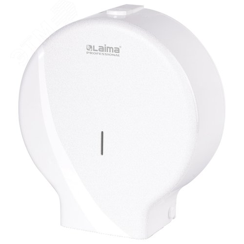 Изображение товара Диспенсер для туалетной бумаги LAIMA PROFESSIONAL ORIGINAL (Система T1), БОЛЬШОЙ, белый, ABS, 605768 (шт)